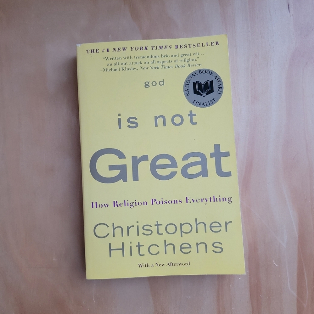 god is not Great:How Religion Poisons Everything Paperback Book History Science